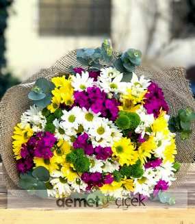 Renkli Çiçek Buketi