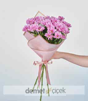 Pembe Papatya Buketi