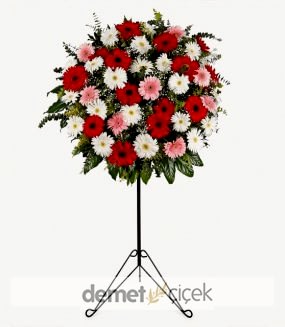 Renkli Gerbera Ferforje