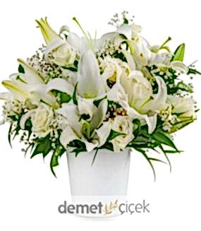 Lilyumlar ve Beyaz Güller