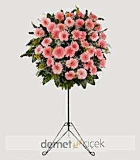 Pembe Gerbera Ferforje