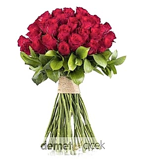 50 Kırmızı Gül Buketi