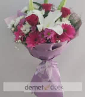 Mevsim Çiçekleri Renkli Buket